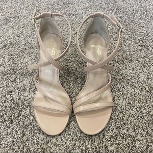 Nude mix no. 6 heels